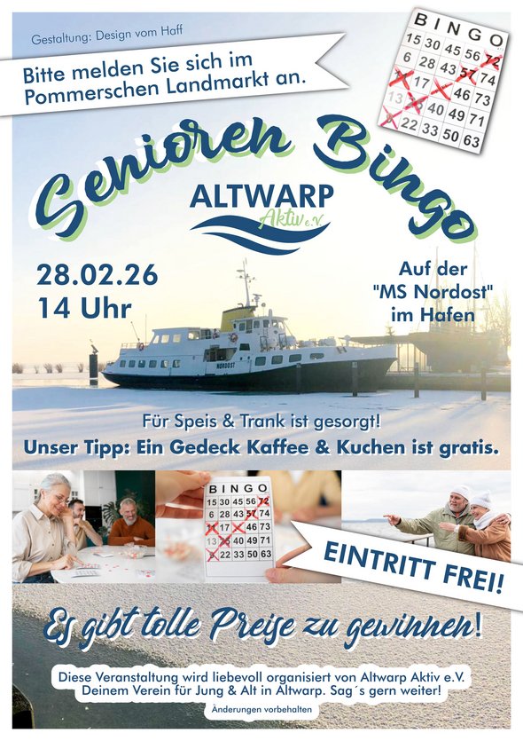 zeigt Veranstaltungsplakat