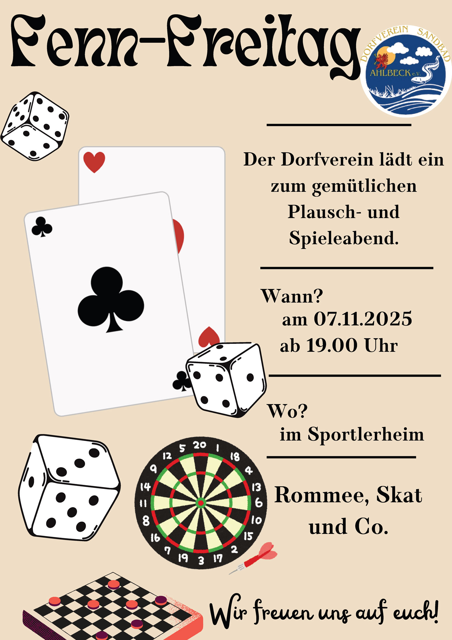 zeigt Veranstaltungsplakat